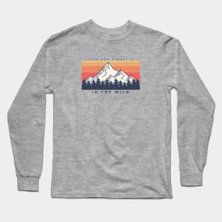 Type One Diabetic in the Wild Long Sleeve T-Shirt